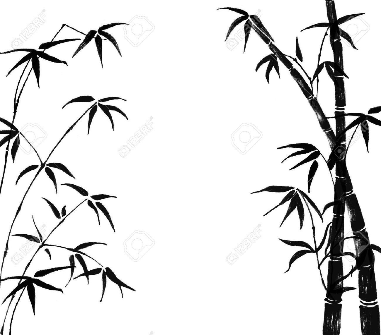 Bamboo Silhouette at GetDrawings | Free download