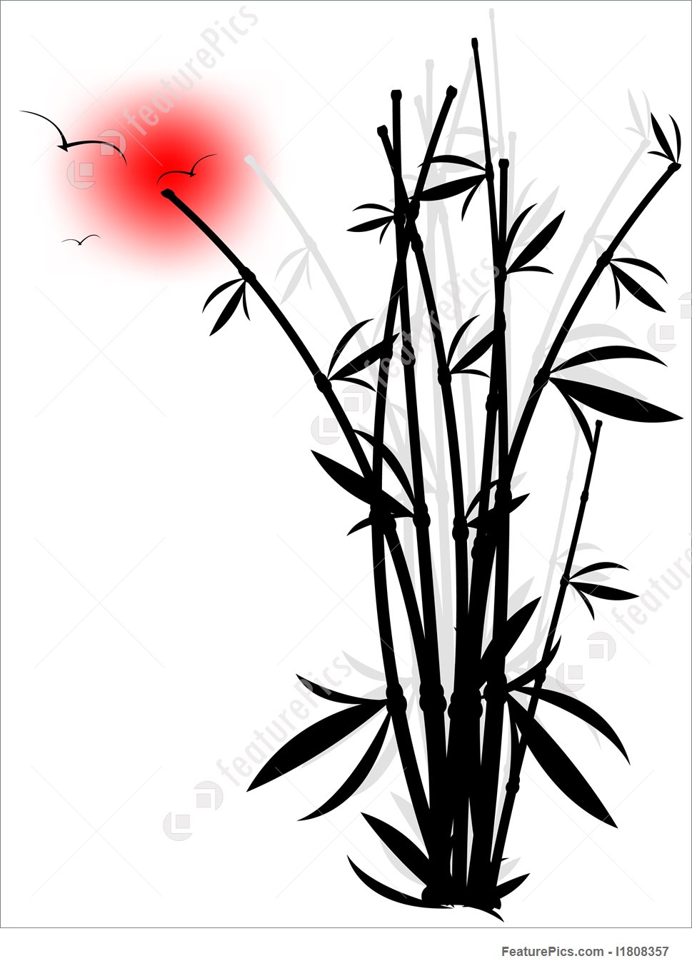 969x1360 Plants Abstract Silhouette Of Bamboo