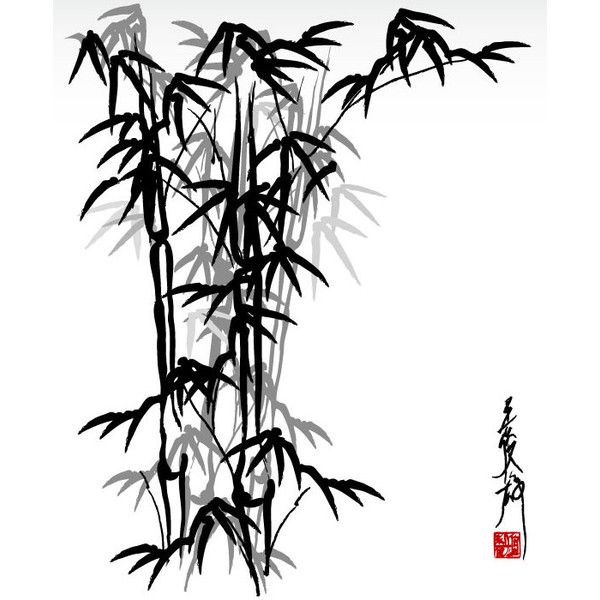 Bamboo Silhouette Vector at GetDrawings | Free download