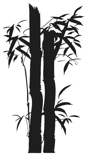 358x640 Tree Silhouette Wall Decal As Well As Bamboo Tree Wall Decal