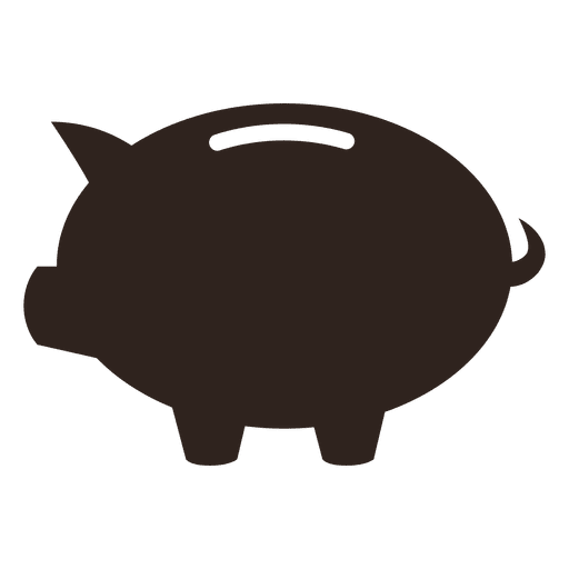 512x512 Pig Silhouette