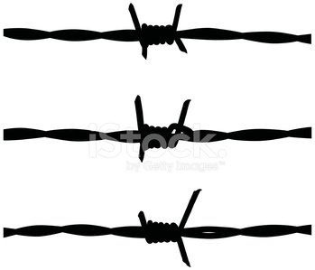 349x299 Barbed Wire Premium Clipart