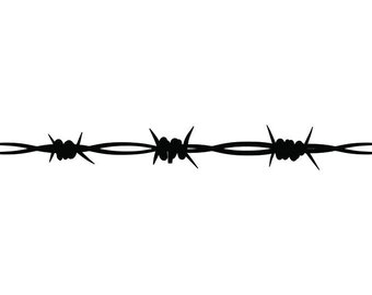 340x270 Barbed Wire Svg Etsy