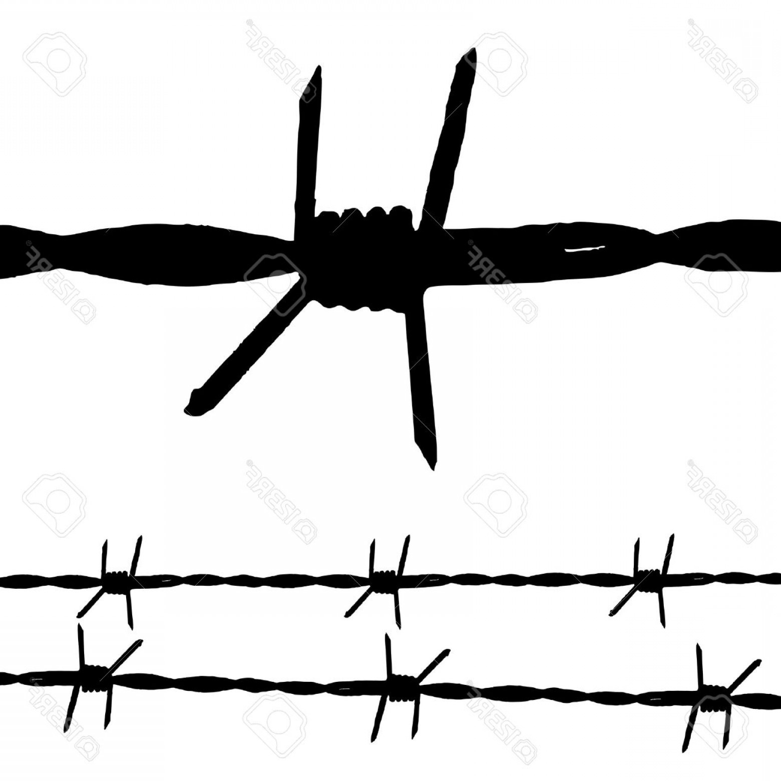 1560x1560 Twisted Barbed Wire Vector Art Lazttweet