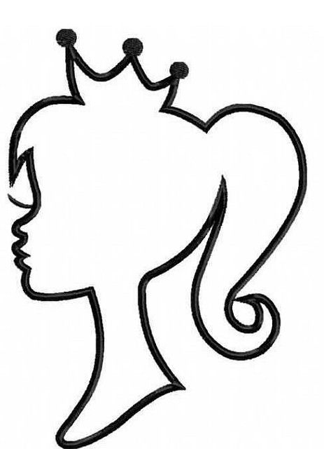 463x640 Princess Silhouette One Color Princess Silhouette, Silhouette