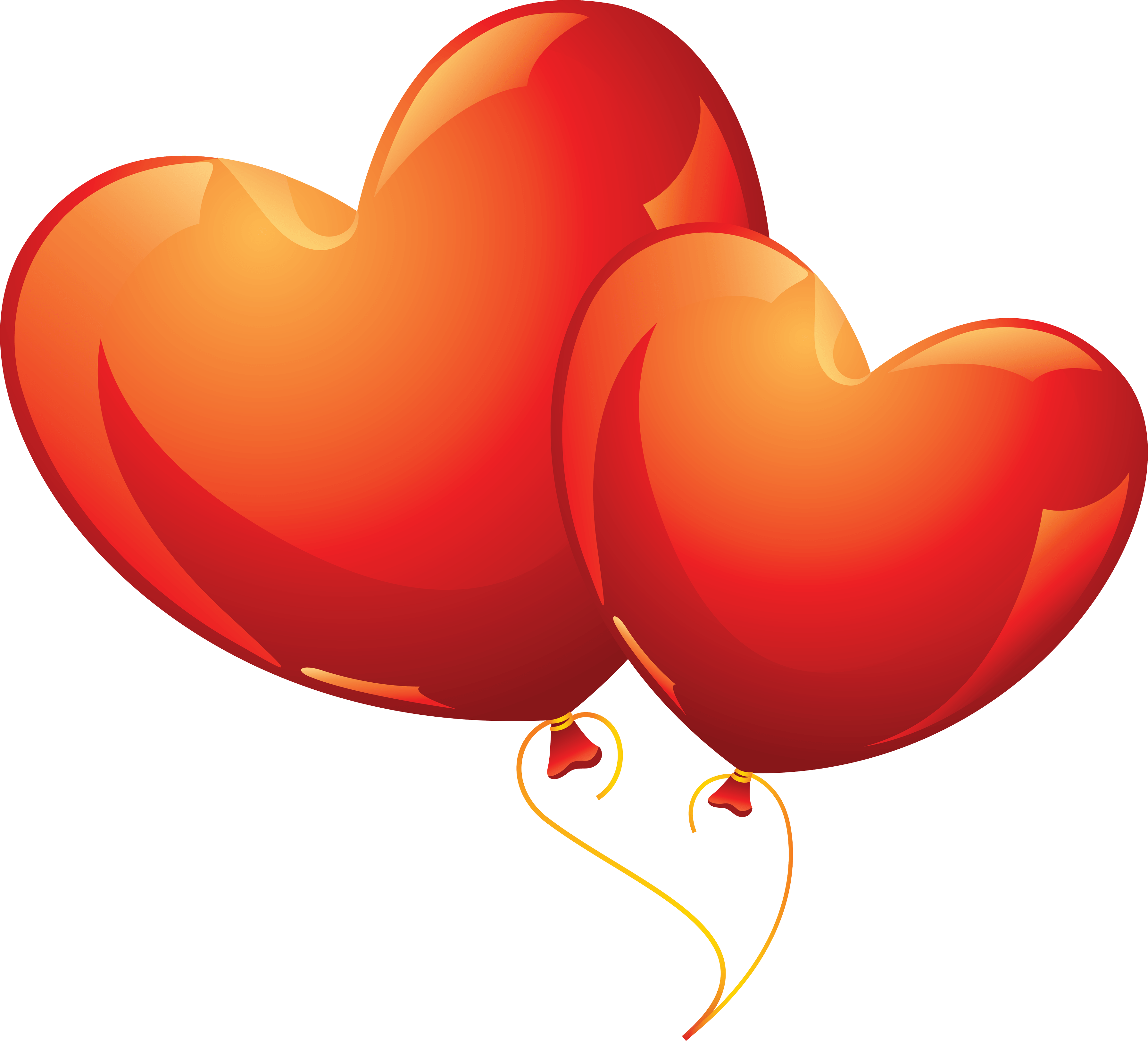 3582x3248 Download Heart Balloon Png Image Download Heart Balloons Hq Png