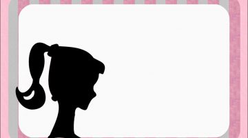 360x200 Barbie Silhouette Free Printable Invitations Invitation