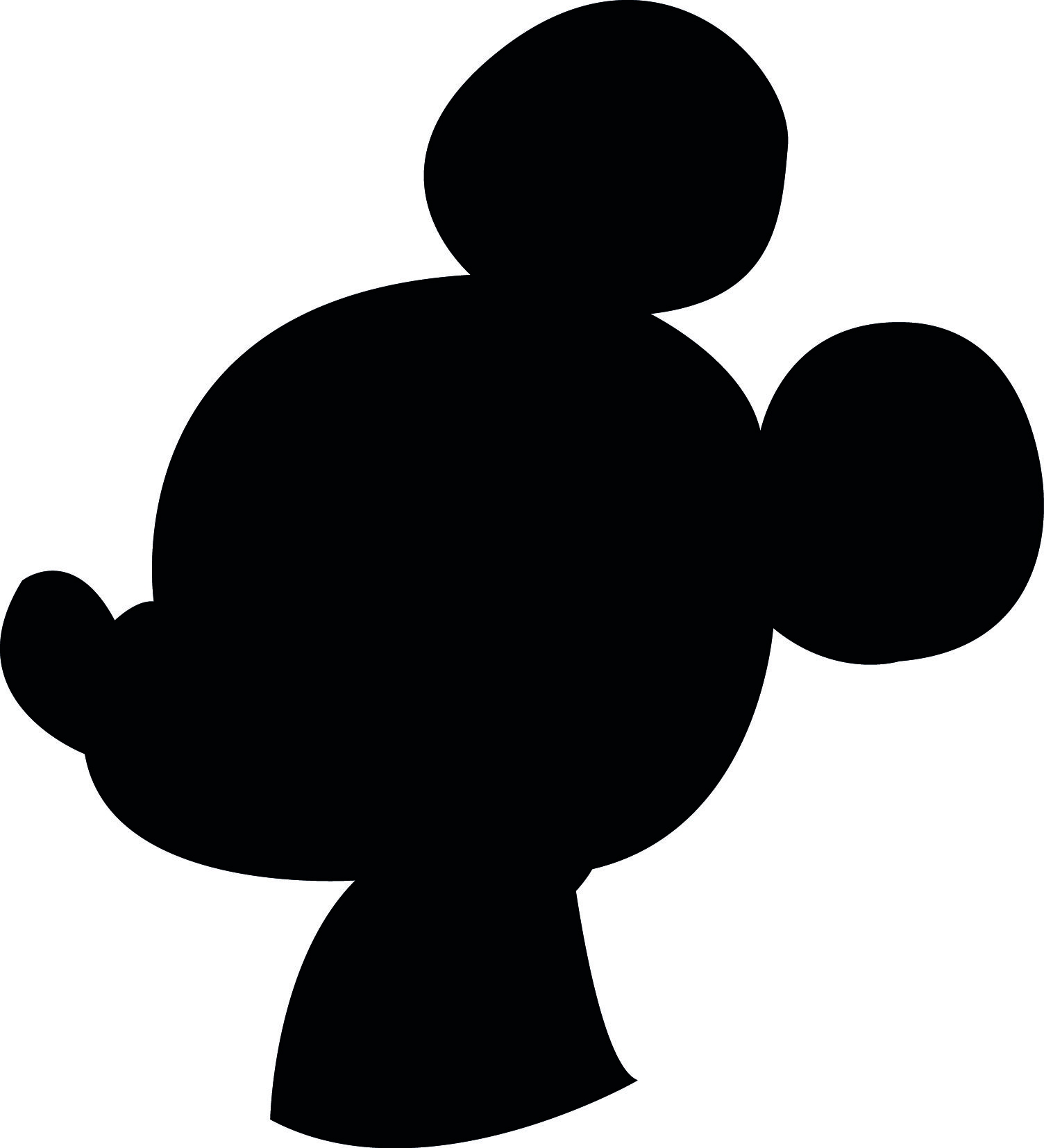 1504x1654 Downloadable Disney Mickey, Donald And Goofy Silhouettes
