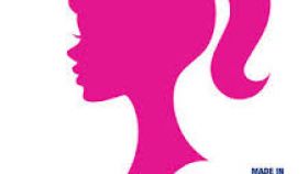 280x158 Barbie Silhouette Stickers Empat Sticker