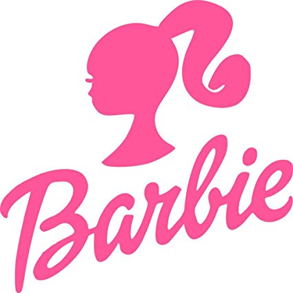 425x425 Barbie Logo Silhouette