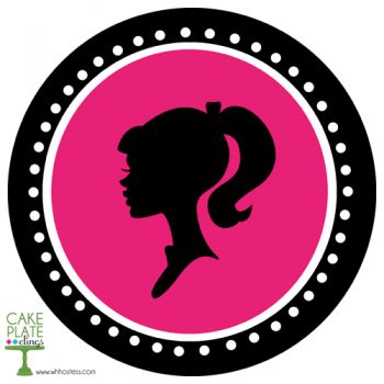 350x350 Pictures Barbie Silhouette Png,