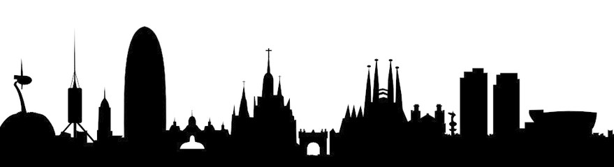 Barcelona Silhouette at GetDrawings | Free download