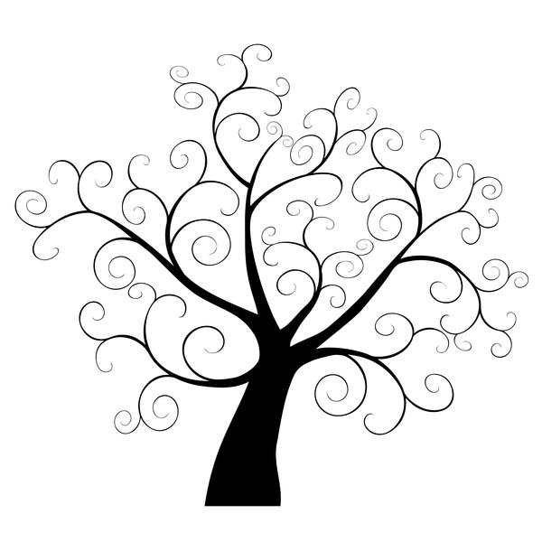 600x600 Tree Black And White Bare Tree Clip Art 6