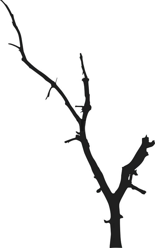 499x800 Black And Red Silhouette Of A Tree Without Leaves Stock Vector