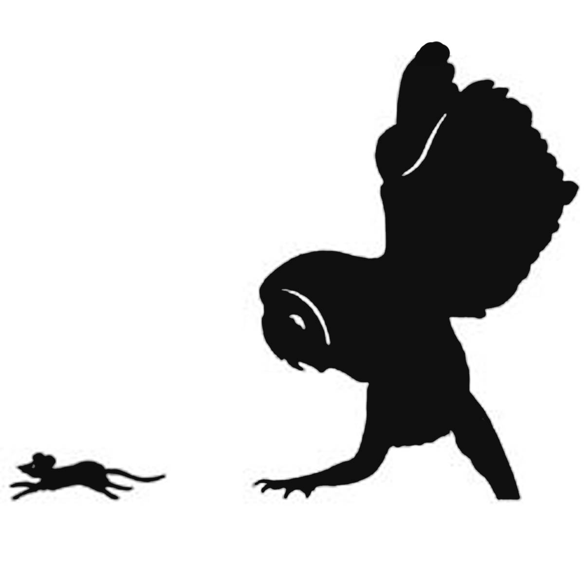 1200x1181 Large Steel Barn Owl Amp Mouse Weathervane Or Sign Profile