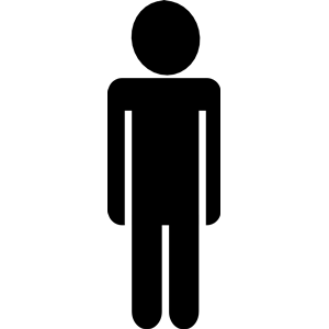 300x300 Free Clipart Man Silhouette