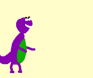 300x250 Creepy Barney (Drawing By Enderhippo)