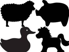 236x180 57 Jdi Farm Animals Silhouette Clipart By Julydigitalimages