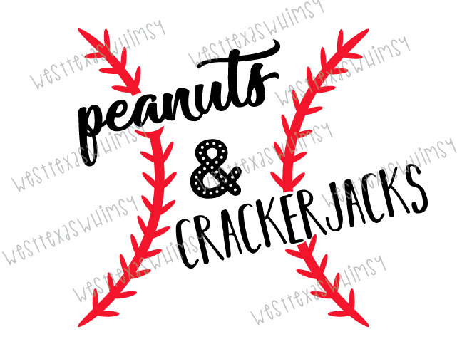 641x490 Peanuts Amp Crackerjacks Svg, Baseball Svg, Tee Ball Svg, Pdf, Dxf