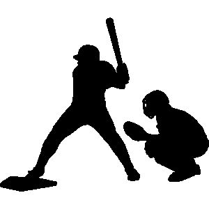 300x300 Baseball Catcher Clipart