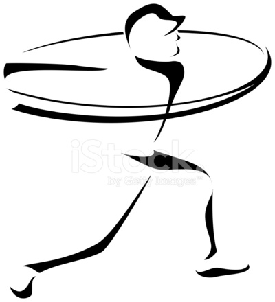 400x440 Baseball Batter Stylized Stock Vector