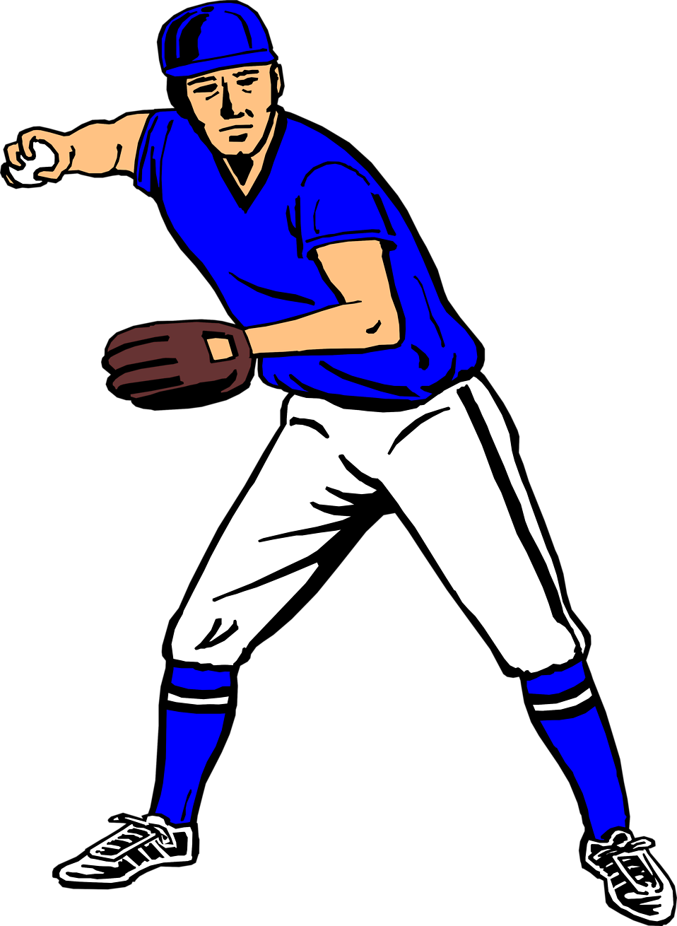 958x1310 Free Clipart Baseball Player Silhouette 2