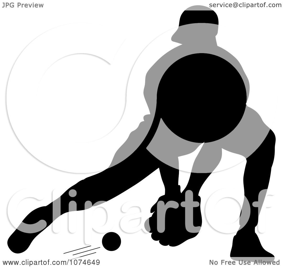 1080x1024 Clipart Silhouetted Baseball Player Catching A Ground Ball