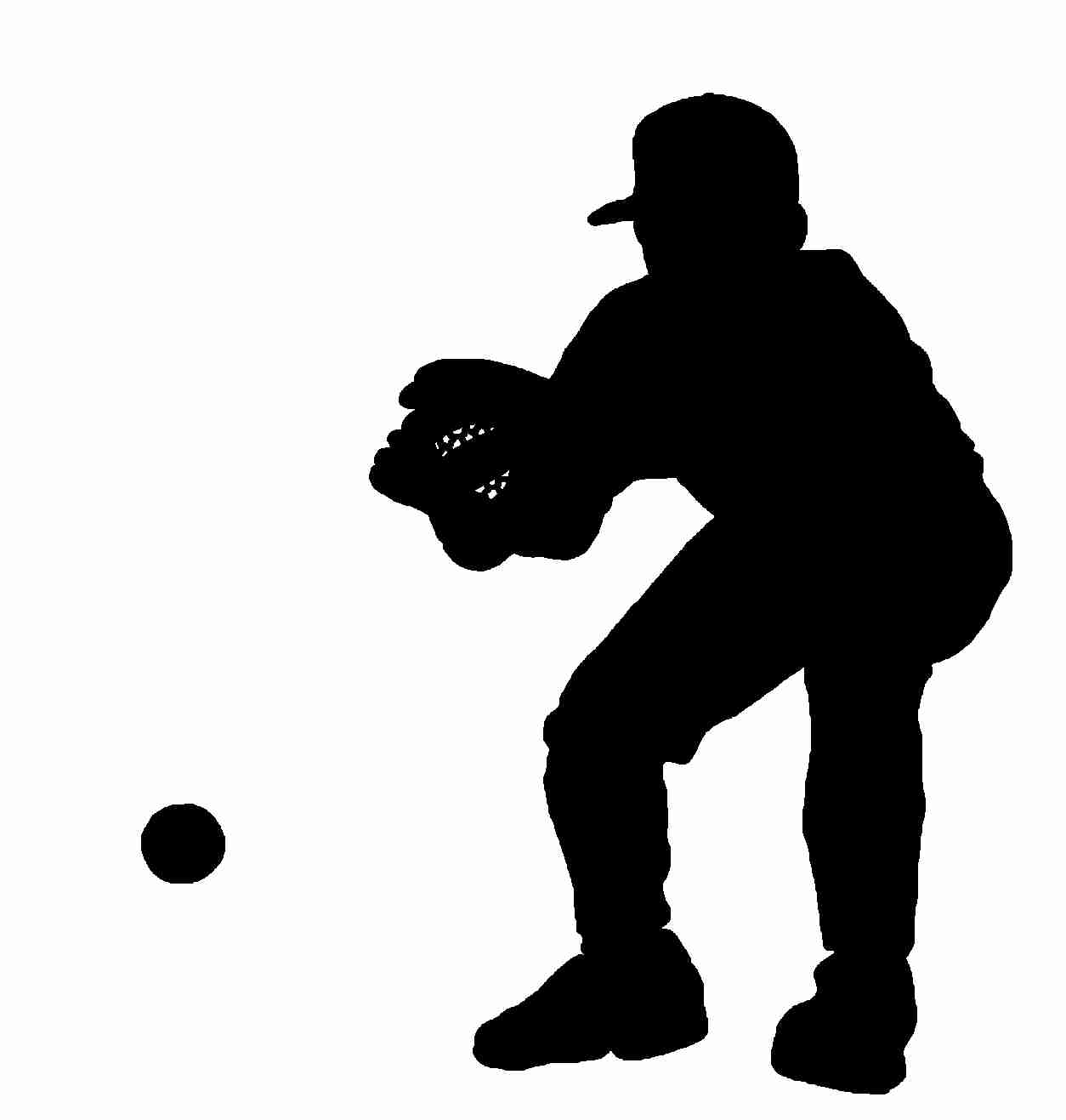 1254x1317 Baseball Player Silhouettes Royalty Free Vector Image Lively