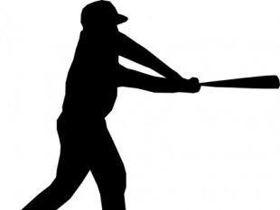 310x233 Baseball Player Silhouette Vector Free Vectors Ui Download