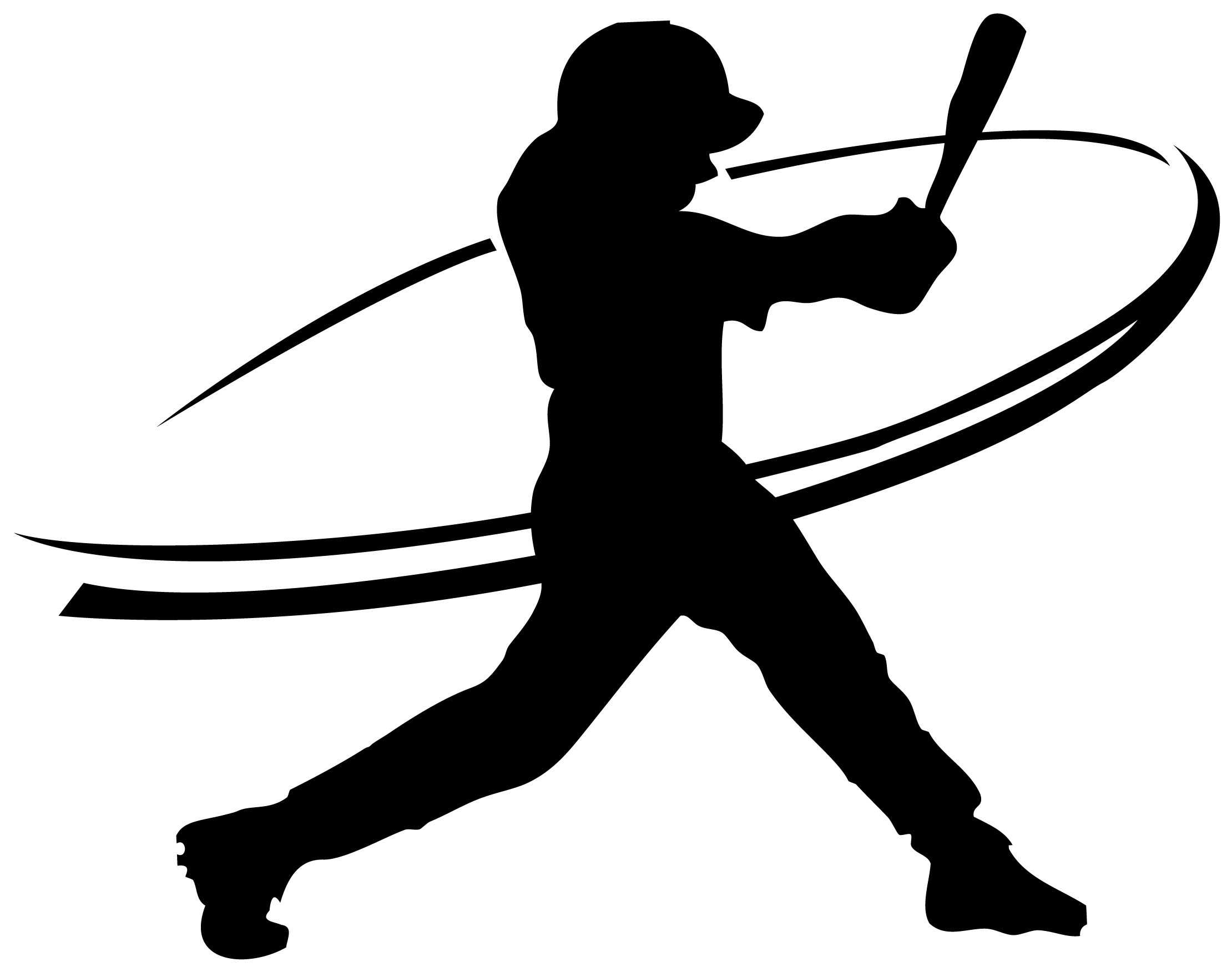 Baseball Player Silhouette Vector Free at GetDrawings | Free download