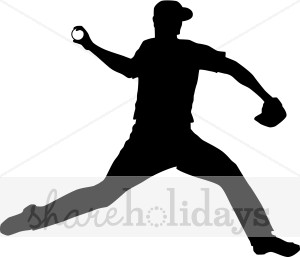 300x257 Baseball Pitcher Silhouette Clipart Party Clipart Amp Backgrounds
