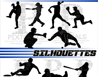 340x270 Baseball Player Svg Baseball Vector Design For Silhouette Cameo