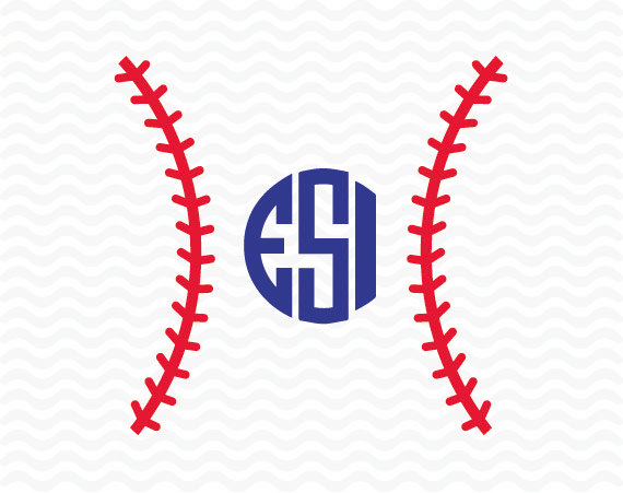 570x451 Baseball Stitches Svg Dxf And Eps Files For Use