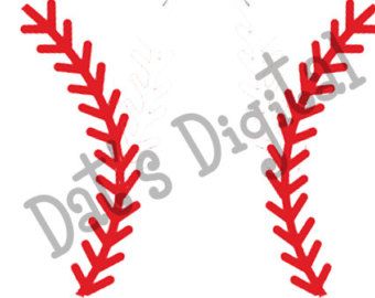 340x270 Baseball Laces Cutting Or Printing Digital File Svg Cameo