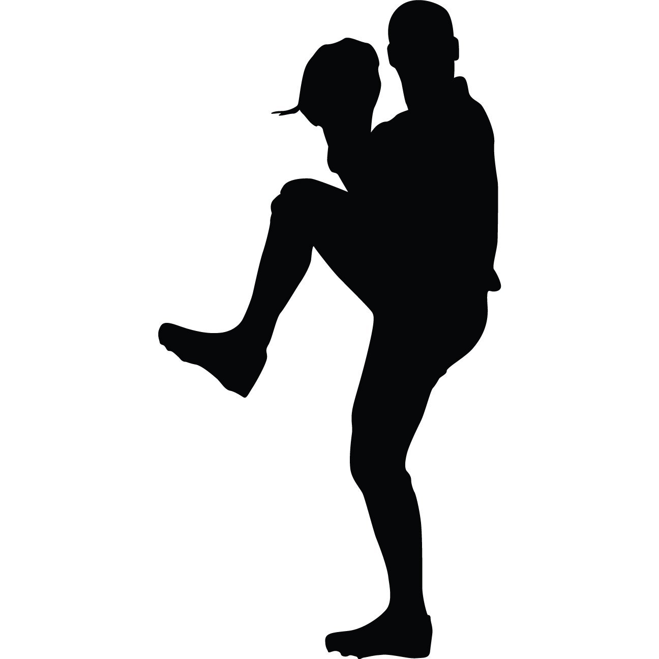 1296x1296 Baseball Player Silhouette Clipart