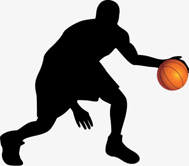 650x571 Basketball Silhouette Vector Material, Basketball, Movement