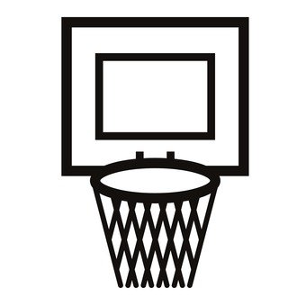 Basketball Hoop Silhouette at GetDrawings | Free download