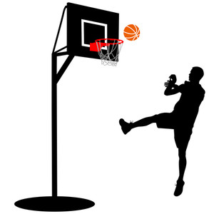 300x300 Basketball Ring Royalty Free Vectors