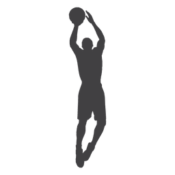 Basketball Player Shooting Silhouette at GetDrawings | Free download