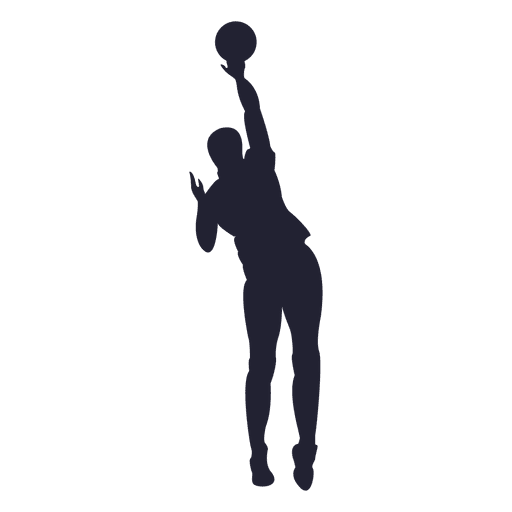 512x512 Basketball Player Silhouette