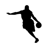 200x200 Silhouette Silhouettes Player Players Human People Person Black