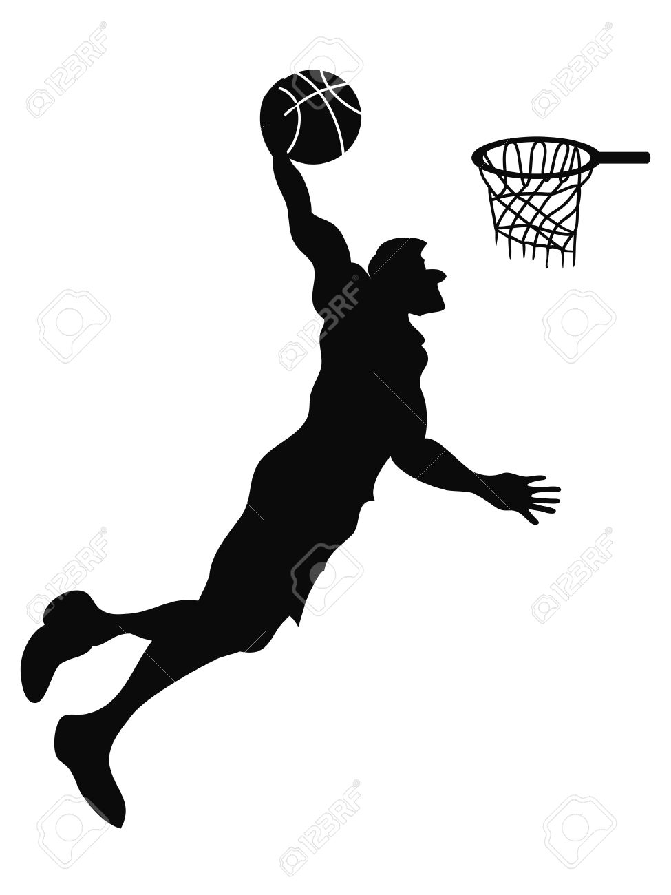 975x1300 Dunk Silhouette Clipart