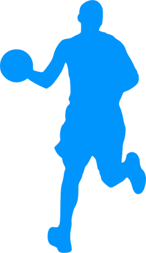 289x500 Basketball Player Outline Image Public Domain Vectors