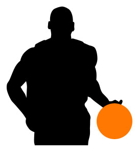 268x303 Basketball Player Silhouette Clipart Cliparthut