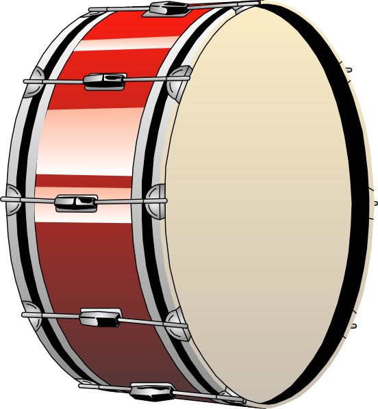 552x598 Bass Drum Clip Art