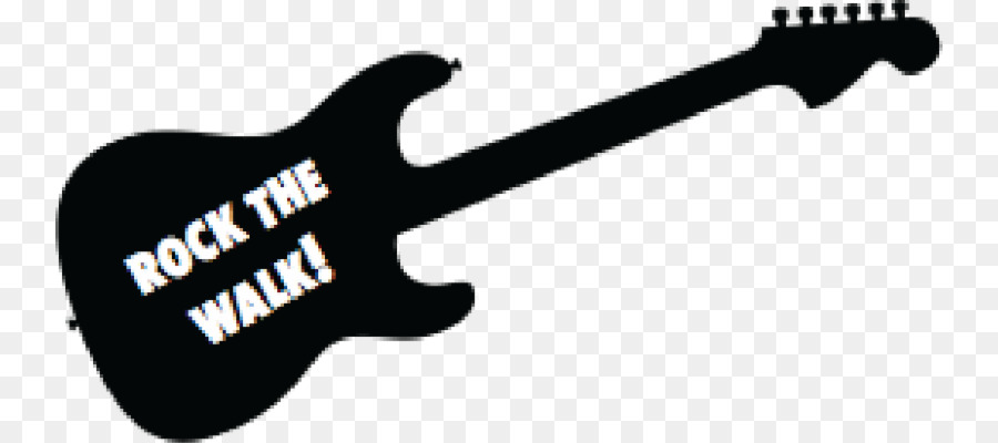 900x400 Electric Guitar Sticker Guitarist Silhouette Clip Art