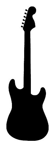 189x500 Buy Custom Bass Guitar Silhouette Vinyl Decal Sticker In Cheap
