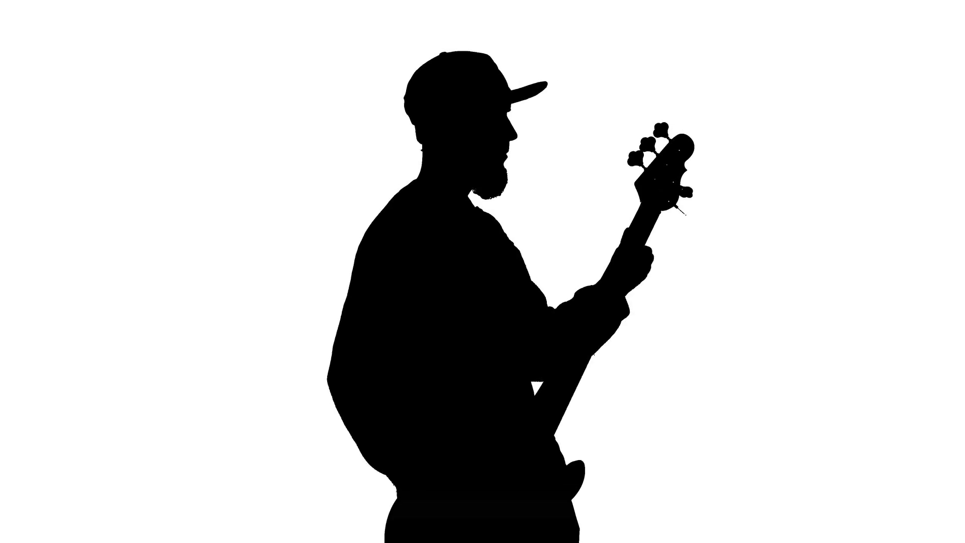 Bass Player Silhouette at GetDrawings | Free download