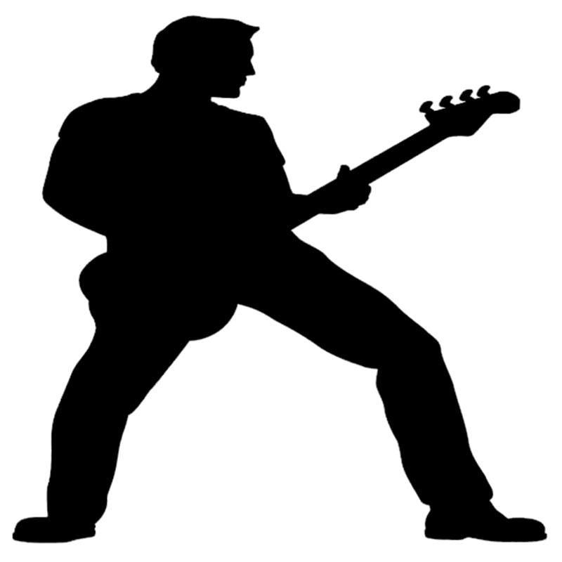 Bass Player Silhouette at GetDrawings | Free download