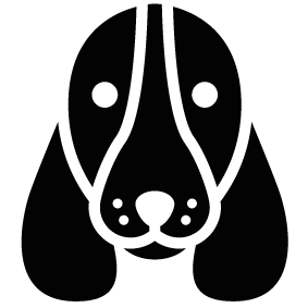 283x283 Basset Hound Dog Head Silhouette Silhouette Of Basset Hound Dog Head